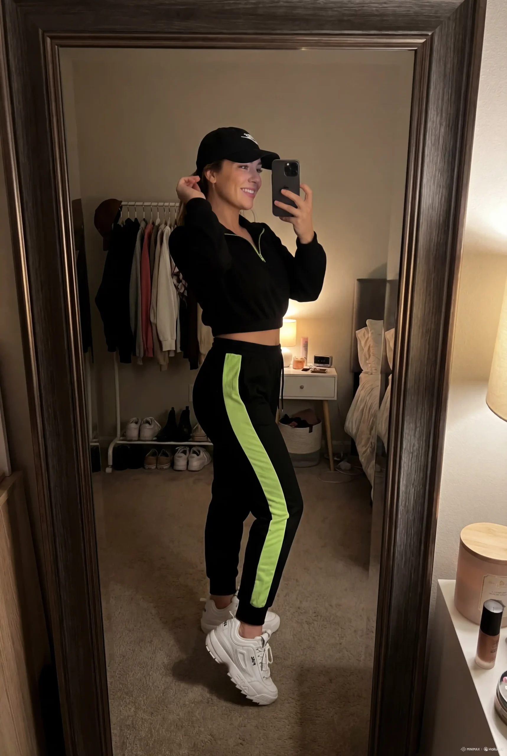 Sporty Chic Tracksuit Ensemble